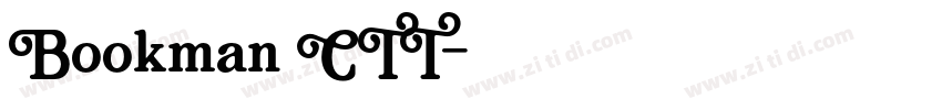 Bookman CTT字体转换